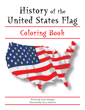 History of the US Flag Coloring Book image